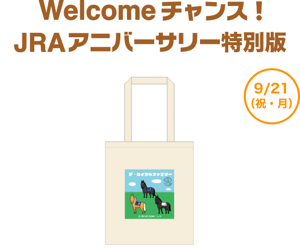 Welcomeチャンス！ JRAアニバーサリー特別版