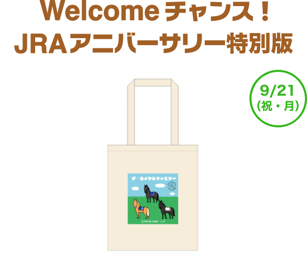 Welcomeチャンス！ JRAアニバーサリー特別版