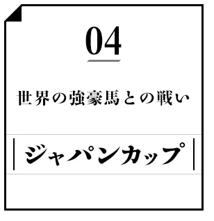 世界の強豪馬との戦いジャパンカップ