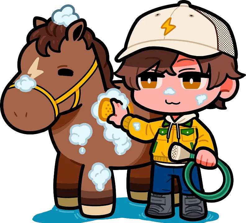 厩務員のイメージイラスト