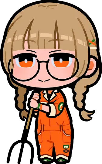 生産牧場スタッフのイラスト