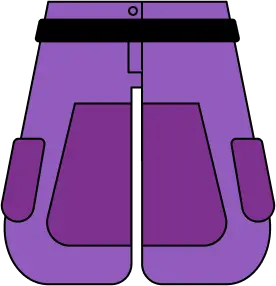 前垂れのイラスト