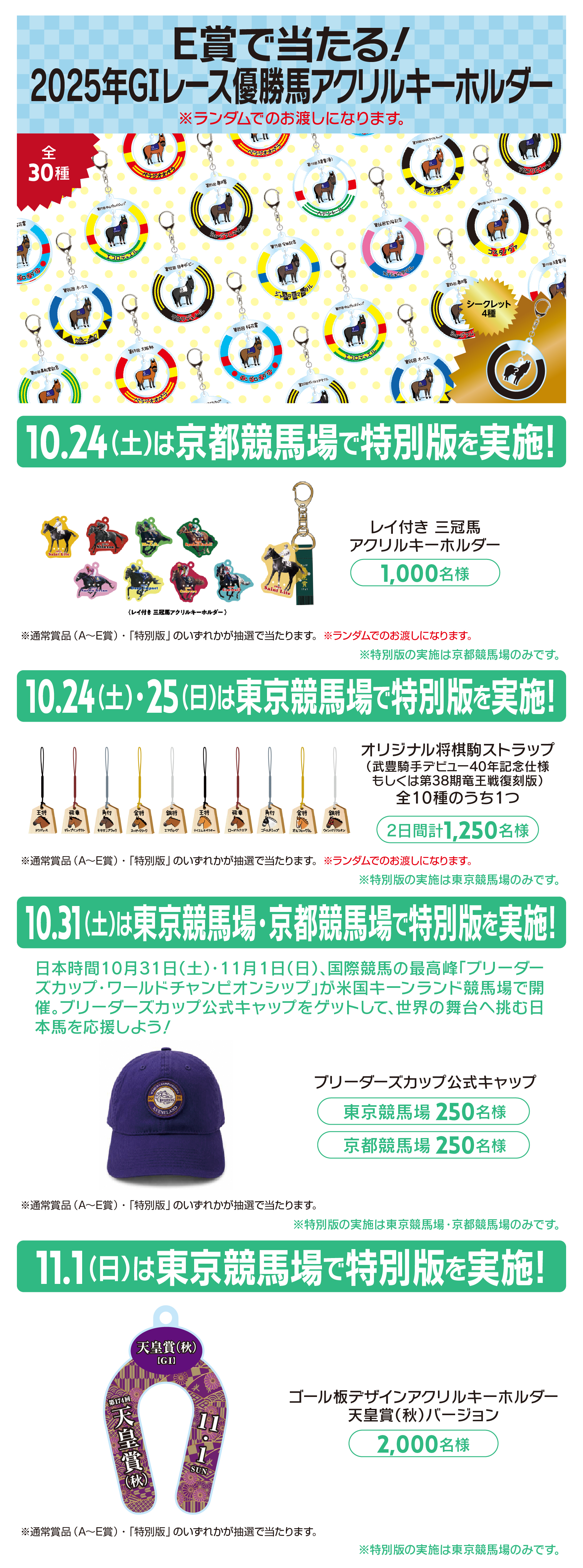 JRA Welcome チャンス 特別版　メモリアルフォトブック　全種類セット Welcomeチャンス！